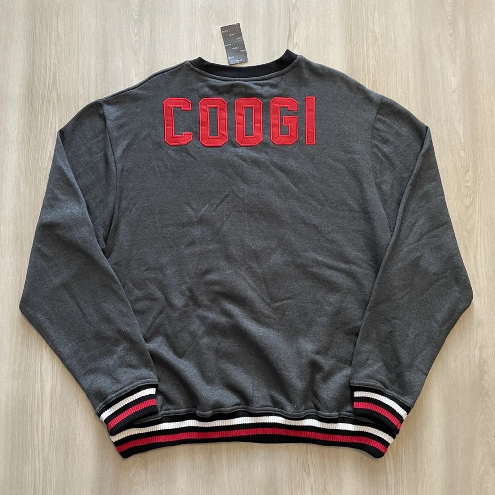 Deadstock Vintage Coogi Spellout Crewneck Sweater Mens Large